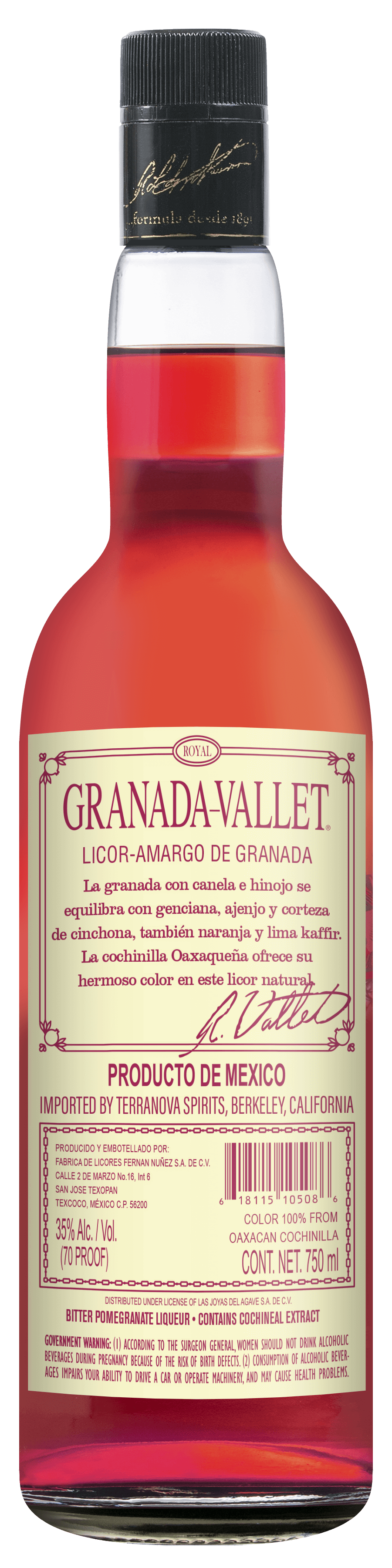 Granada-Vallet Liqueur