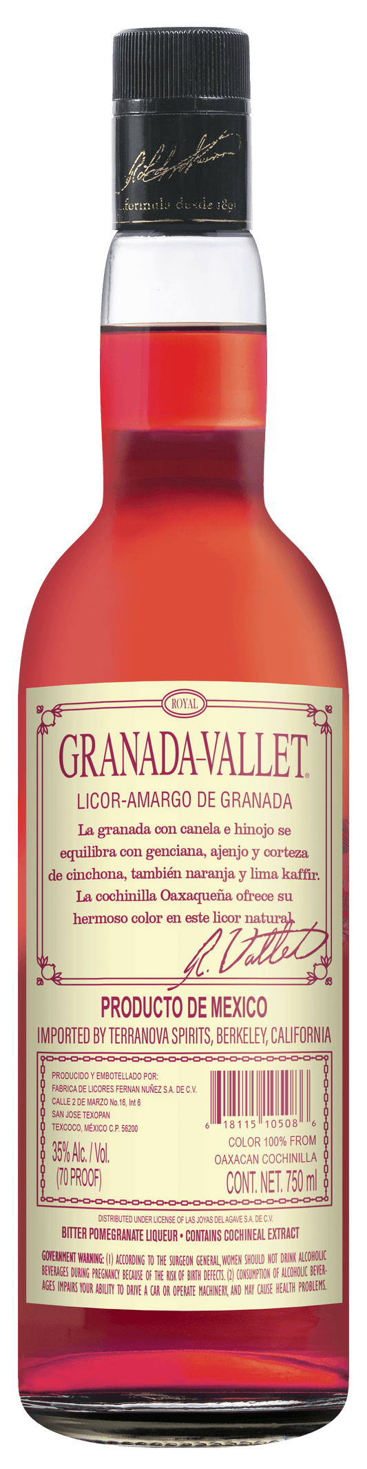 Granada-Vallet Liqueur