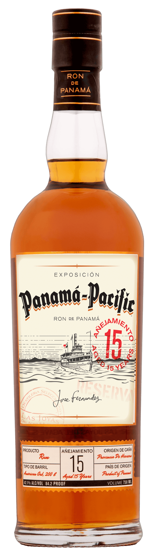 Panama Pacific 15 Year Old Reserva Rum