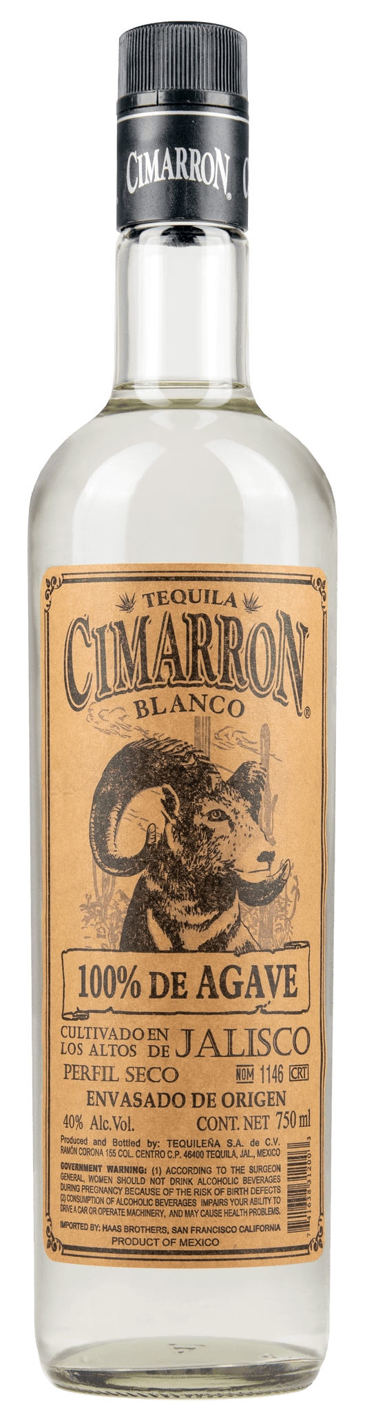 Cimarron Blanco Tequila