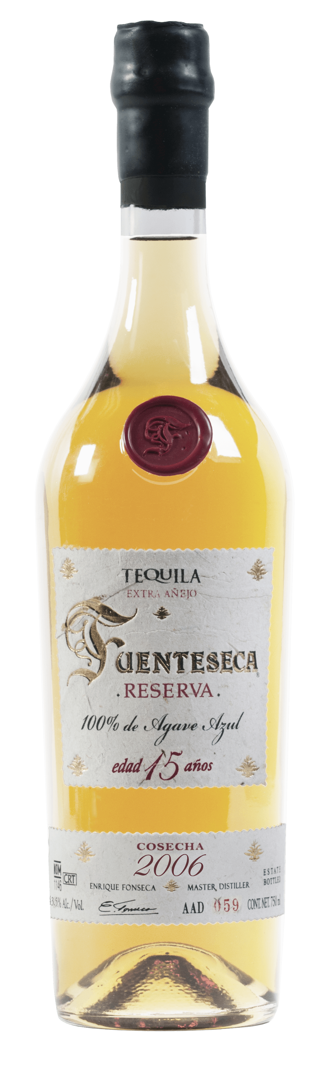 Fuenteseca Extra Añejo Reserva 15 Year Old Tequila