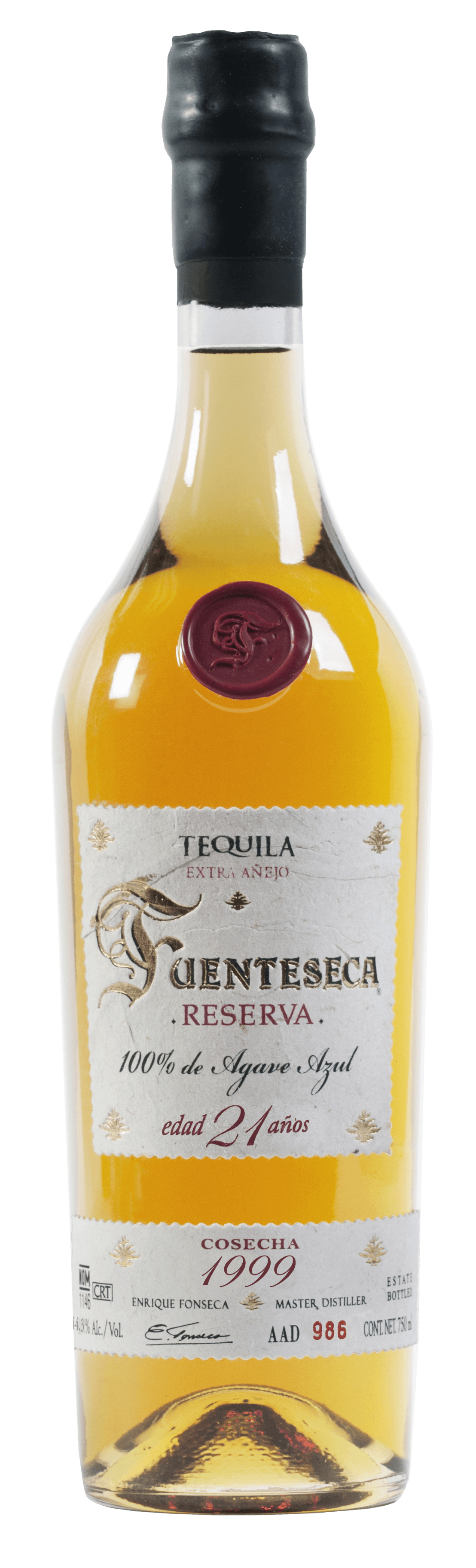 Fuenteseca Extra Añejo Reserva 21 Year Old Tequila