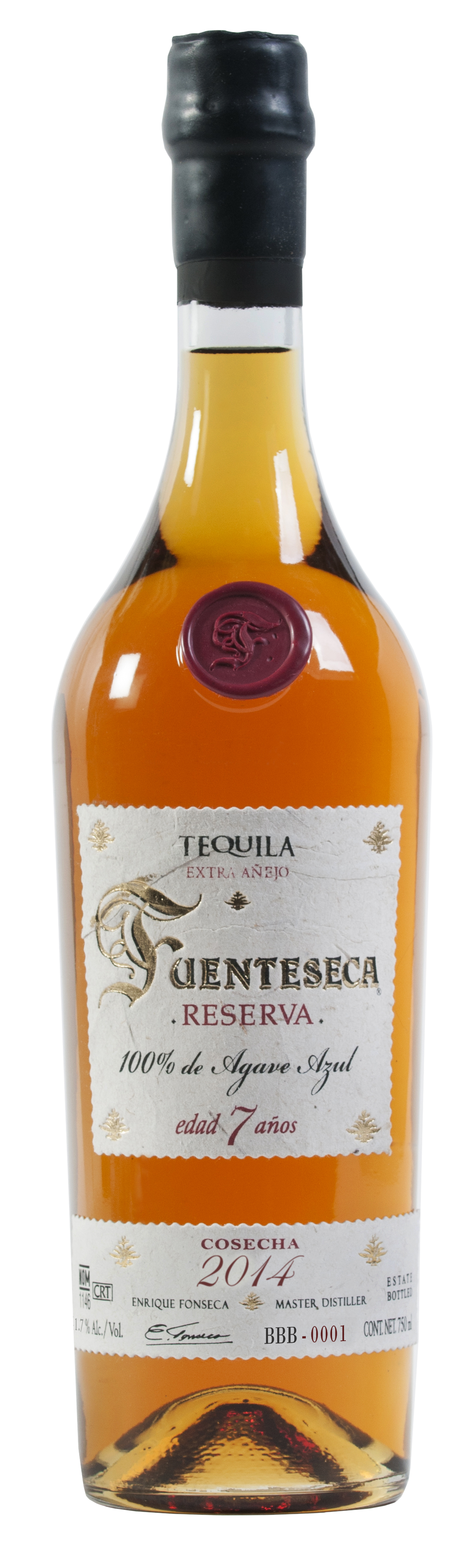 Fuenteseca Extra Añejo Reserva 7 Year Old Tequila